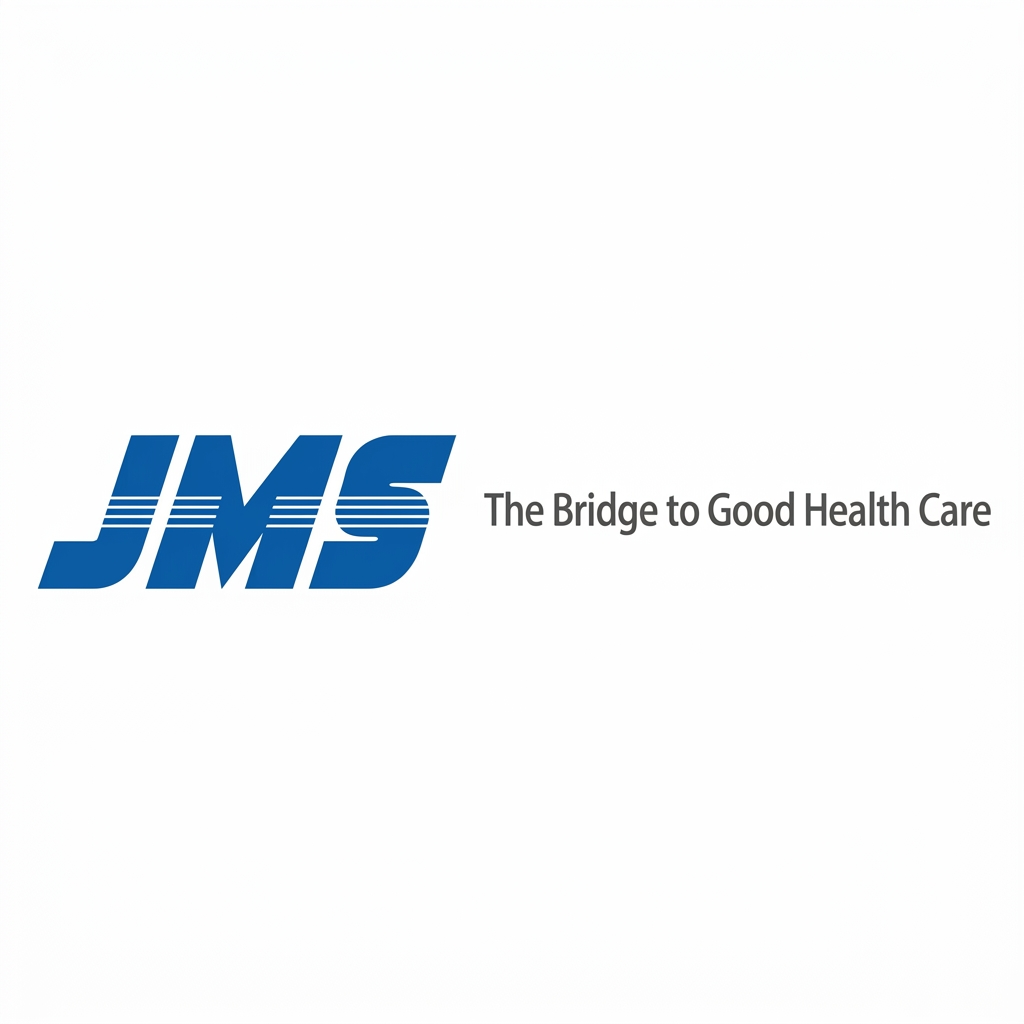 JMS — Japan Medical Supplies logo — Healthcare — Japan. Client of Egyptian International Group (EIG).