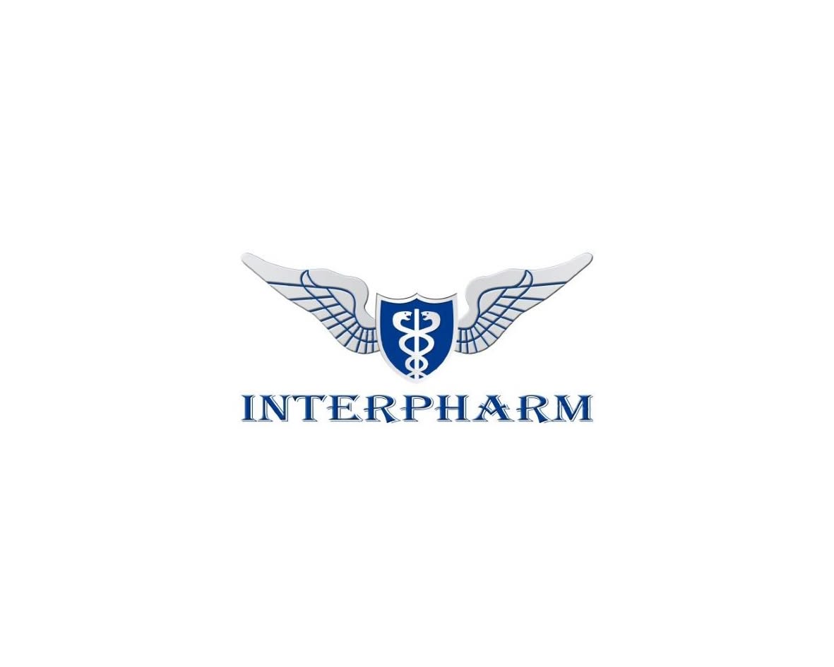 Interpharm Pharmaceuticals logo — Pharmaceuticals. Client of Egyptian International Group (EIG).